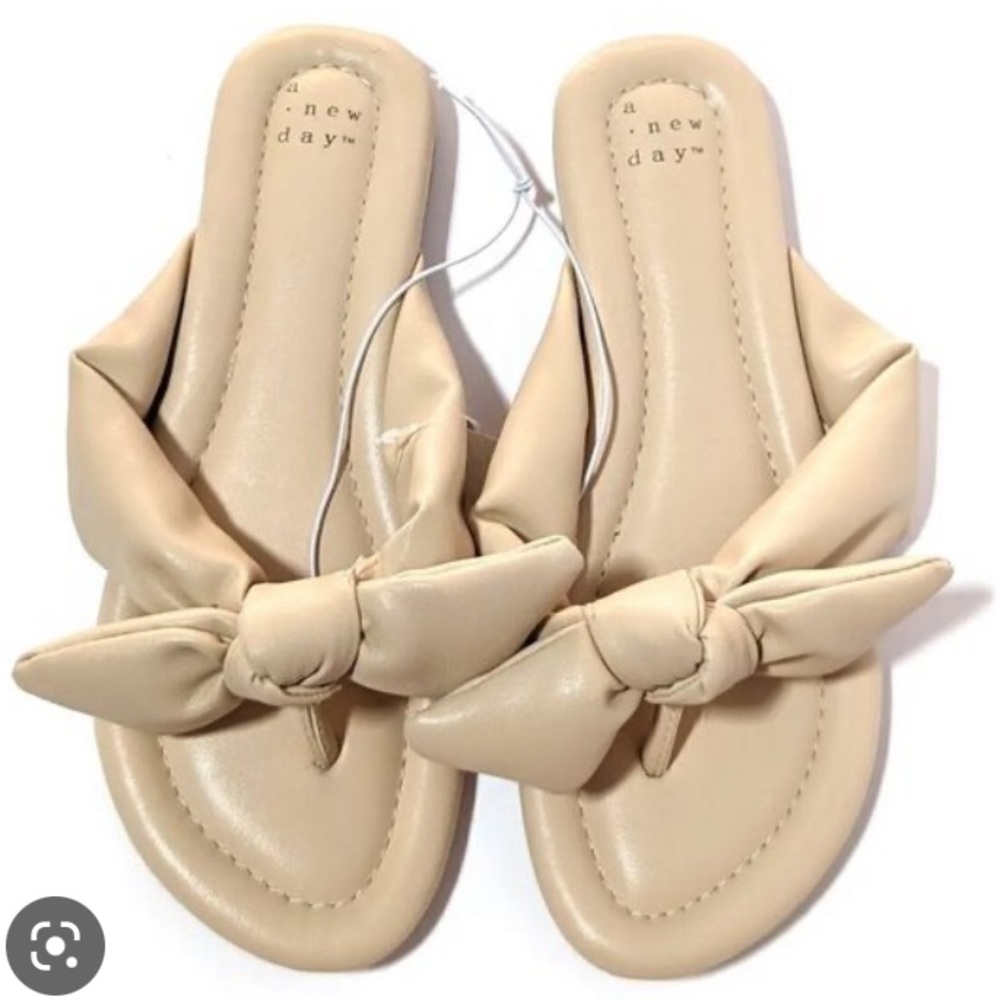 Women’s Off-White “Adley”Bow Sandals, Sz 6